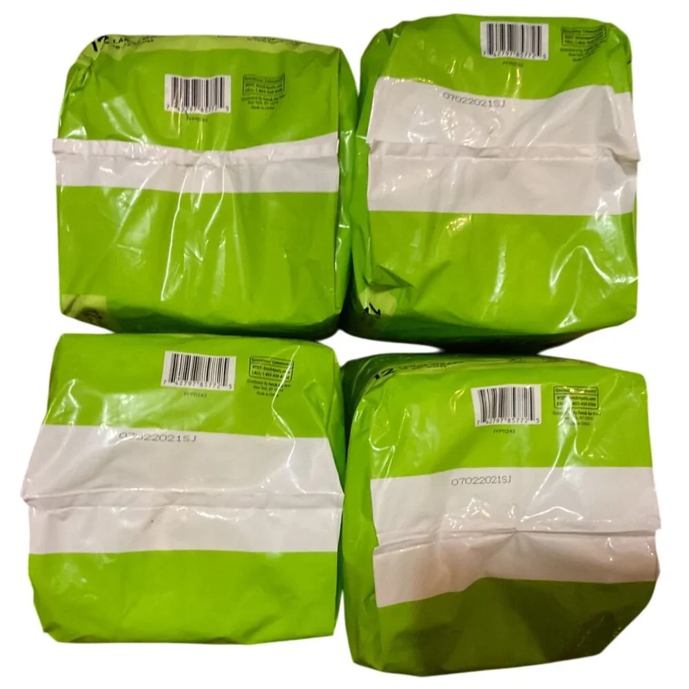 NIP Wags & Wiggles Disposable Diapers For Male Dogs Large 12-Count 4 Packs New